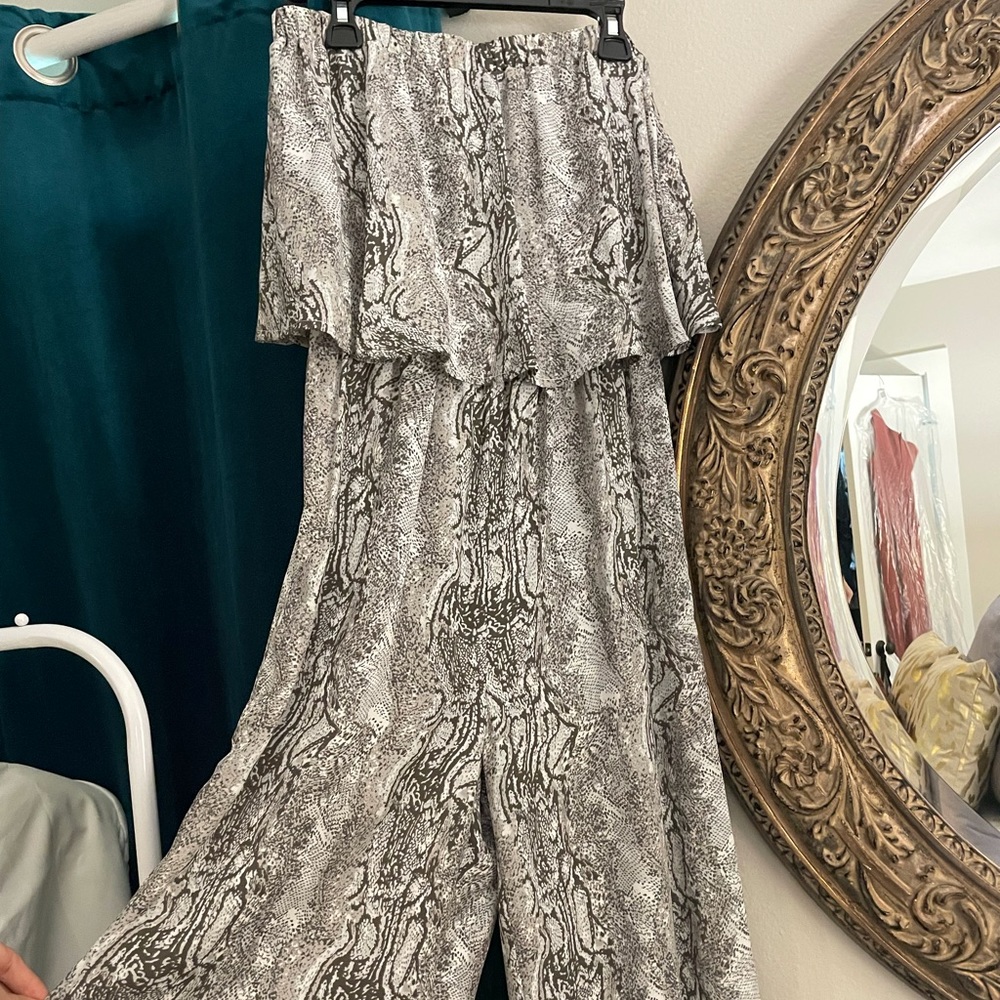 Strapless jumpsuit